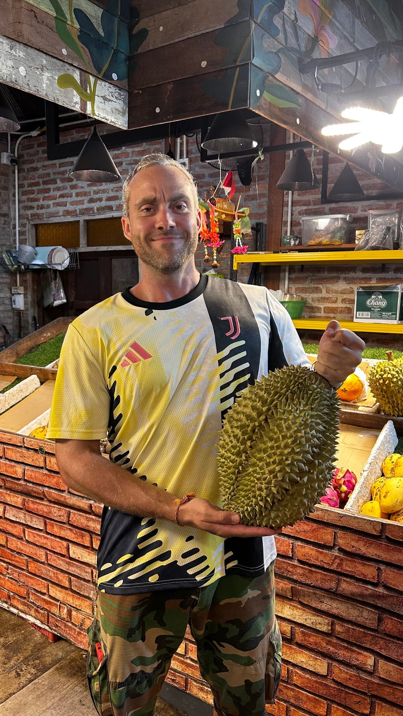 Durian at a local market